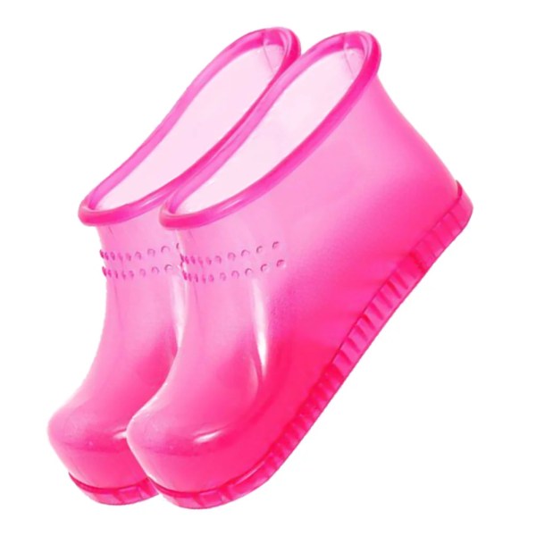 1 par fotbadskor Hink Soaking Spa Boots Handfat Soak Washi Rosy