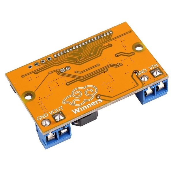 DC-DC Justerbar Steg-ned Spänningsförsörjnings Buck-modul LCD Spänningsregulator blå