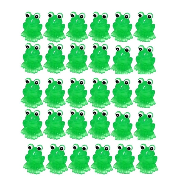 Luminous Mini Frogs Glow In The Dark Miniatyrfigurer Mini La