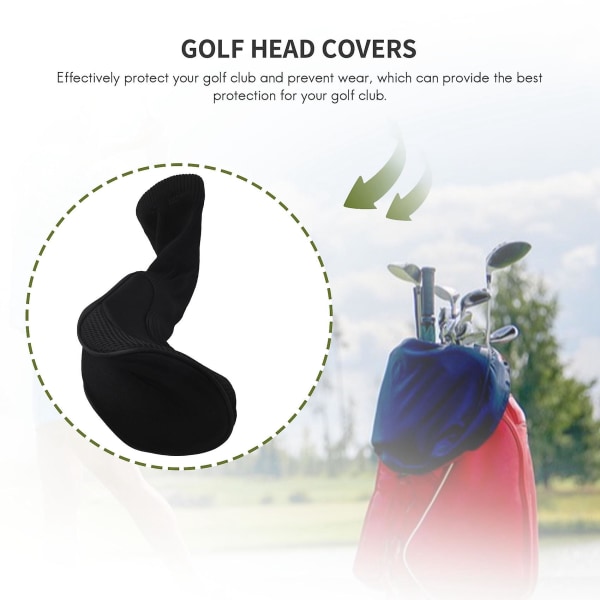 Black Golf Driver 1 3 5 Fairway Woods Headcovers Kompatibel Golf