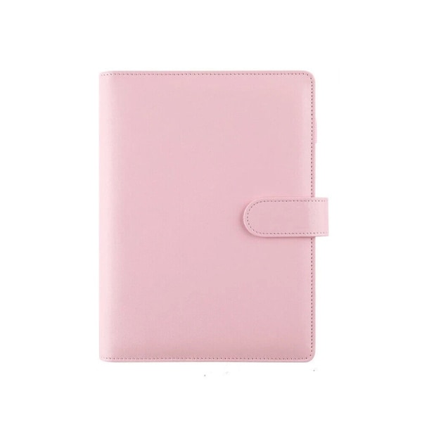 A6/A5 Ringpärm Lösbladsomslag Pärmomslag Anteckningsblock Omslag Notebook Omslag 2PCS Pink