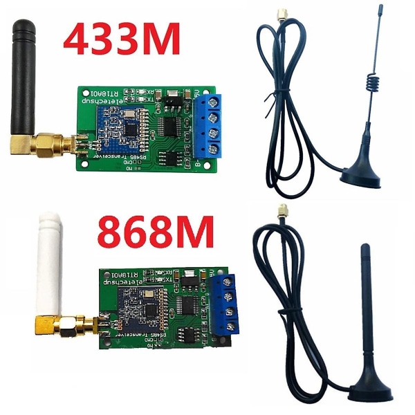 433m Multifunktionell trådlös Rs485 buss serieport Uart transceiver