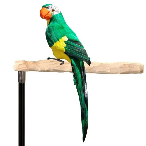 Konstgjord papegoja Vackra realistiska skumfåglar Lämpliga för Li Green CHINA