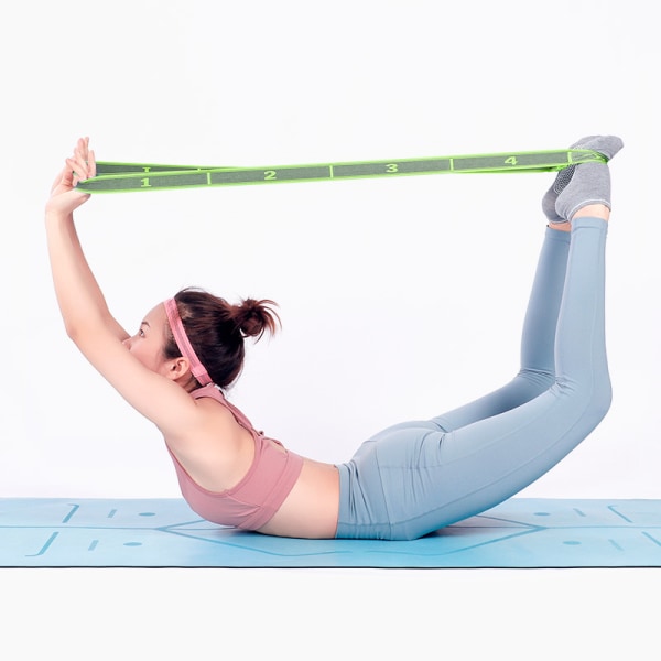 Professionell gymnastik Vuxna flickor Latin träningsband Pilates Yoga Stretch Green