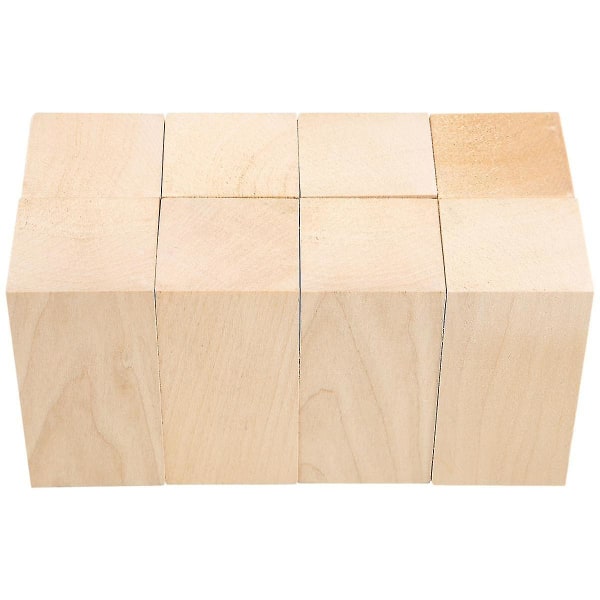 Basswood Carving Block 4 X 2 X 2 Inch, stora Whittling Wood Carv