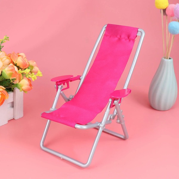 Simulering hopfällbar stol Minisäng Outdoor Lounge Däck liggande