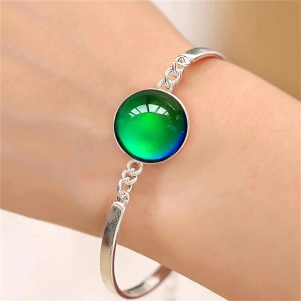 Magic Stone Mood Armband Justerbar Dam Temperatur Ändra Färg Smycken grön  ebb7 | Grön | Fyndiq
