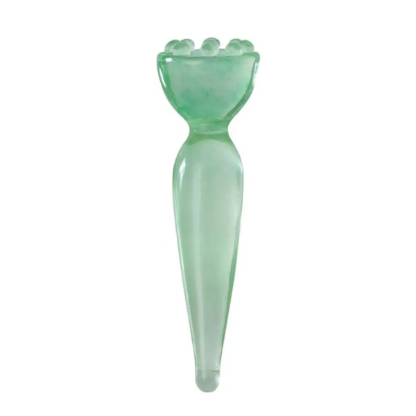 Scraping Brush Trigger Point Beauty Lotus Face Massager Body Mas green-S