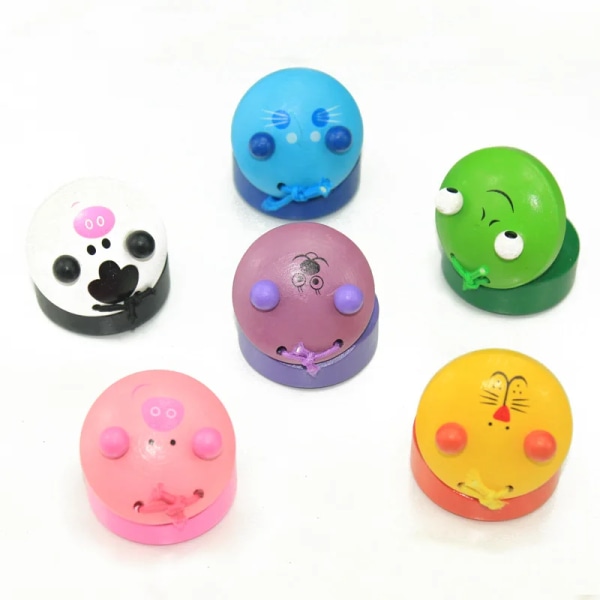 Animal Wooden Castanets Orff Instruments Early Education Music T Pink
