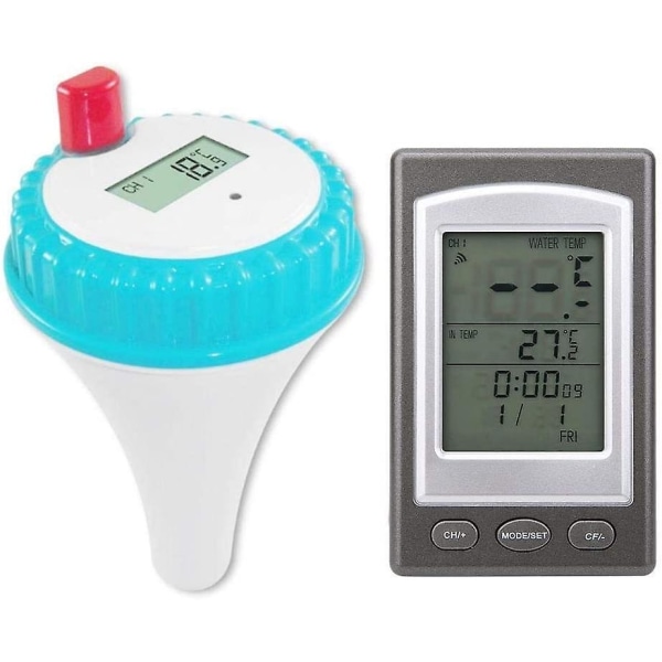 Trådlös termometer, trådlös digital simbassängtemperatur