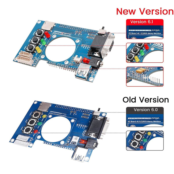 För Mister Fpga Io Analog Board V6.1+fläkt för Terasic De10-nano M