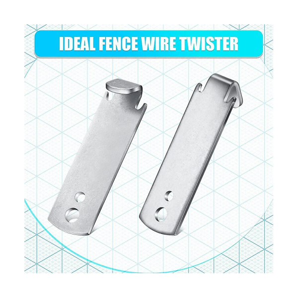 6st Staket Wire Twister För T Post Clip Staket Wire Spänning Till