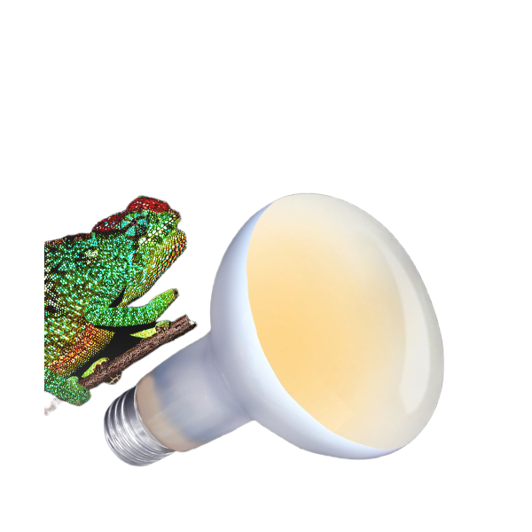 2 st E27 Reptil Sollampa Värmelampor Värmare UVA Halogenlampa 25/40/50/60/75/100W 25W