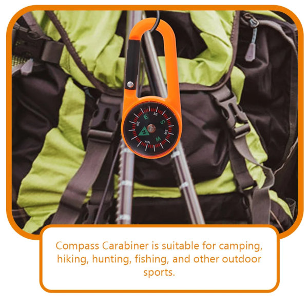21 st Kompass Mini Vandring Bärbar Backpacking Camping Tillbehör