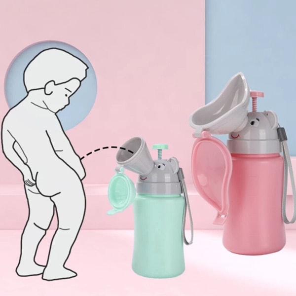 Bärbar Babyhygien Toalett Urinal Pojkar Flickor Pot Utomhus Bil Resa Potta Boys