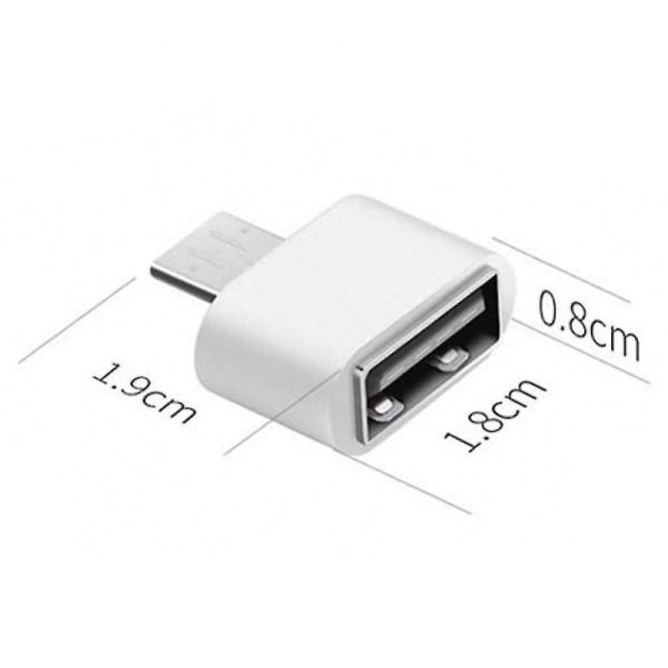 Hög hastighet Type-c till USB OTG-adapterkonverter OTG Type-c hane till USB hona-konverter bärbar USB C-adapter