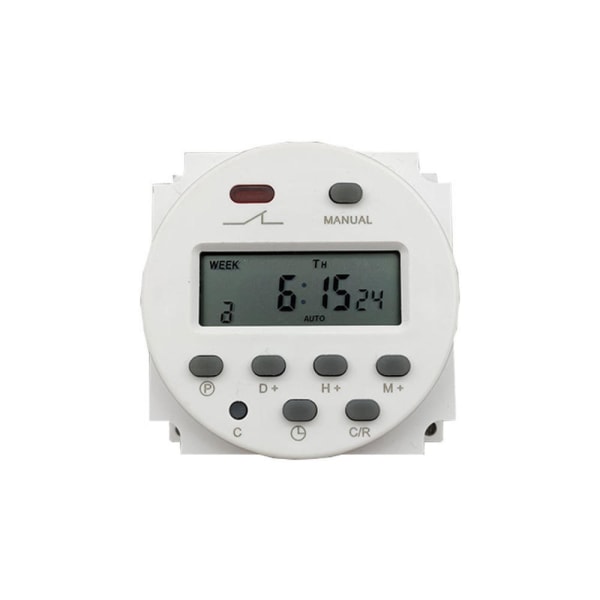 Mini 12/110/220v Lcd Digital Programmable Control Power Timer Switch Time  Relay