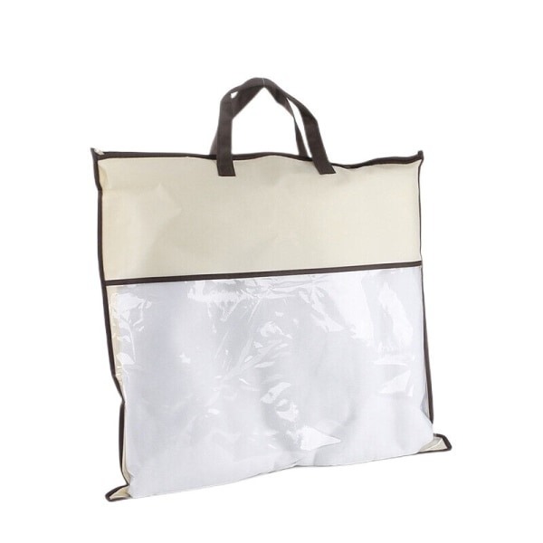 Väska i non-woven med dragkedja, förvaringsväska för hemmet, 4 st 45*65CM