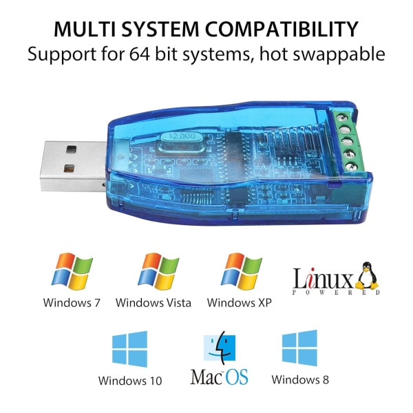 USB till RS485 RS232-omvandlare USB 20 till RS-485 RS-232 seriell port