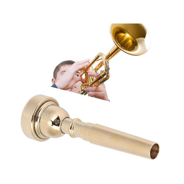 Hornmunstycke Guldpläterad mässing Trumpetmunstycke 5c Trumpet