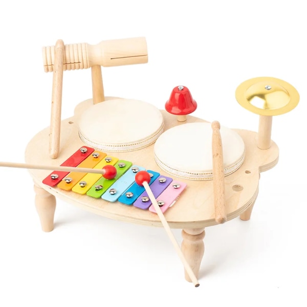 Xylofon träslagverksinstrument Musik Pedagogisk Toy Dru