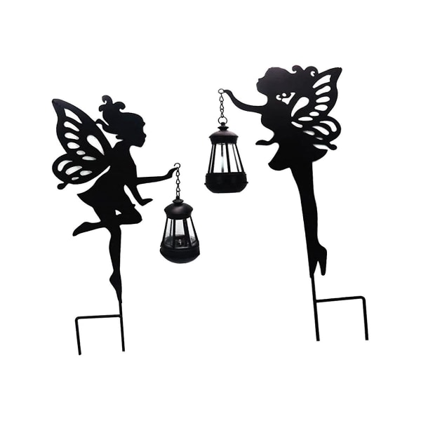 2st Metal Fairy Solar Light Outdoor Decoration Metal Fairy Gard