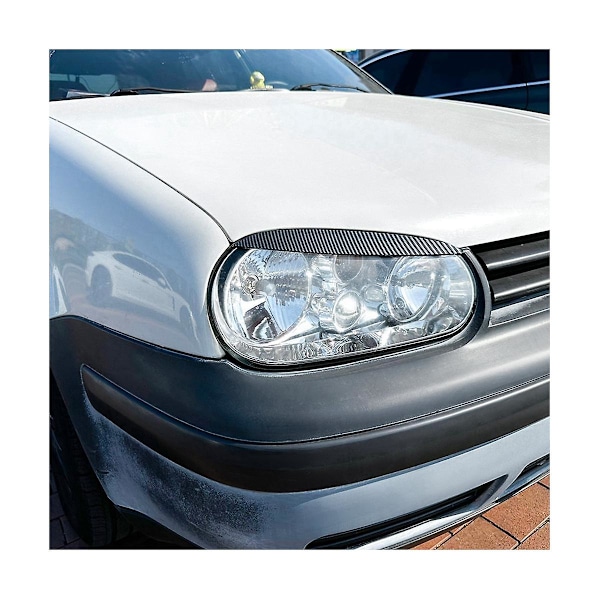 Golf4 Mk4 Iv 1997-2005 Kolfiber Front Strålkastare Kåpa Garnis