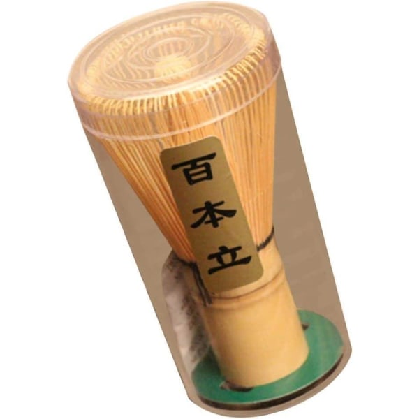1 st bambu Matcha pulver visp verktyg Matcha bambu visp för japanska Matcha teceremoni set brun