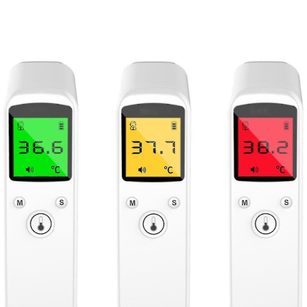 2 i 1 panntermometer Örontermometer - Digital infraröd termometer vit