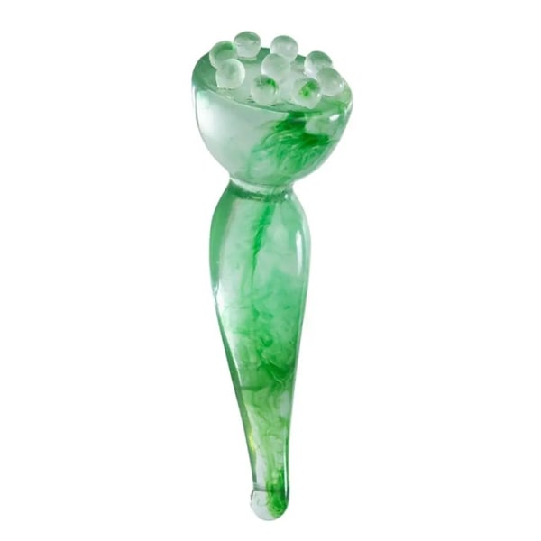 Scraping Brush Trigger Point Beauty Lotus Face Massager Body Mas green-L