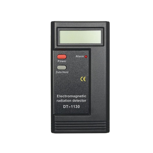 Emf-läsare Chec Dt-1130 Emf-mätare Handledd digital elektromagnetiskt fält Grundläggande strålningsdetektor svart