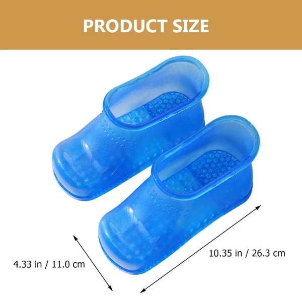 1 par fotbadskor Hink Soaking Spa Boots Handfat Soak Washi Blue