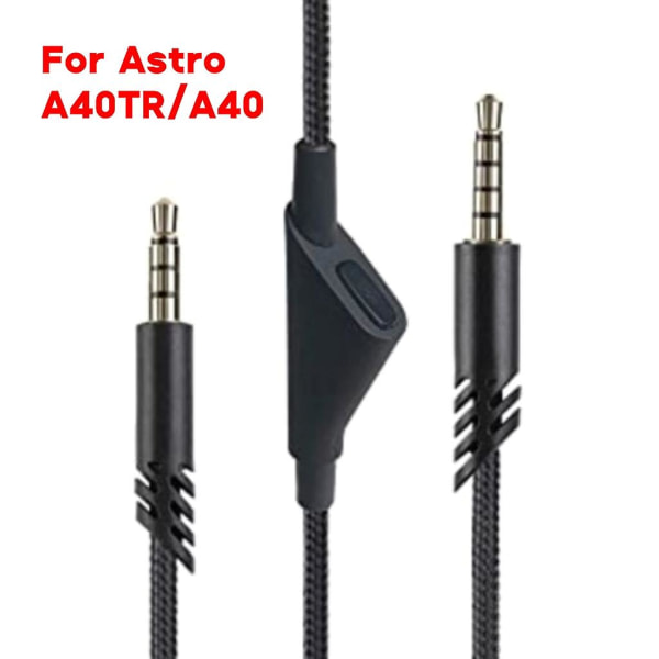 Ersättningskabel för Astro A40tr/a40 Gaming Headset Ljudförlängningskabel svart