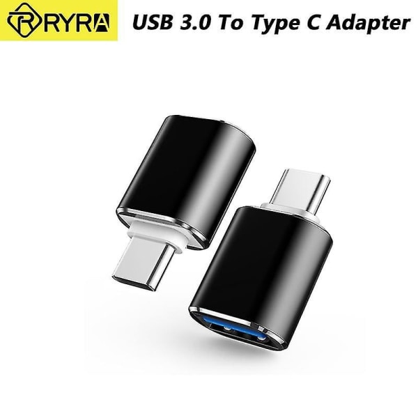 Typ C till USB 3.0 OTG-adapterkontakt USB A hane till USB Typ-C