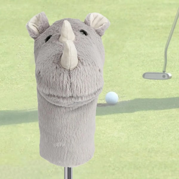 Golf Club Head Cover för Driver Cute Rhino Club Giveaway Golf Cl