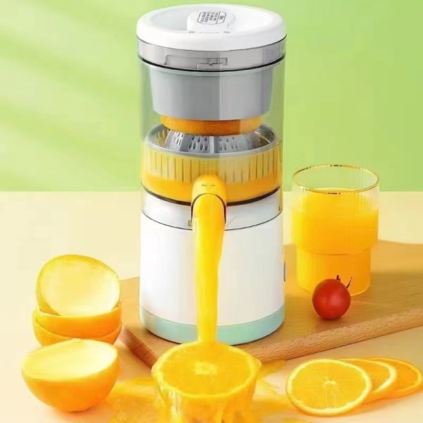 Citrus Juicer Citronpress Apelsinjuice Fruktmaskin USB Uppladdningsbar blå