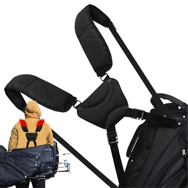 Bekväma Golf Bag Straps Dubbel axelrem Ad