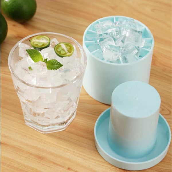 Ice Bucket Cup Form Ice Cube Maker Form Stora Ice Cube Tray Form Cup Blue