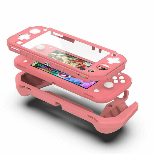 Helkroppsskyddande cover för Nintendo Switch Lite case Pink