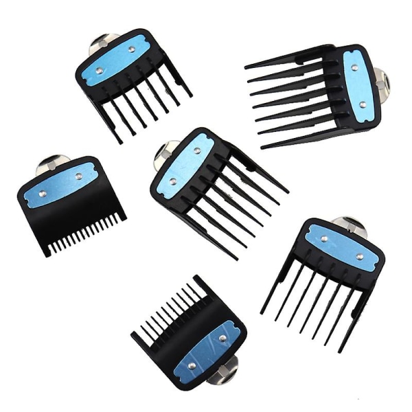 6st Limit Comb Guide Cut Guard Attachment Kit för hårklämma