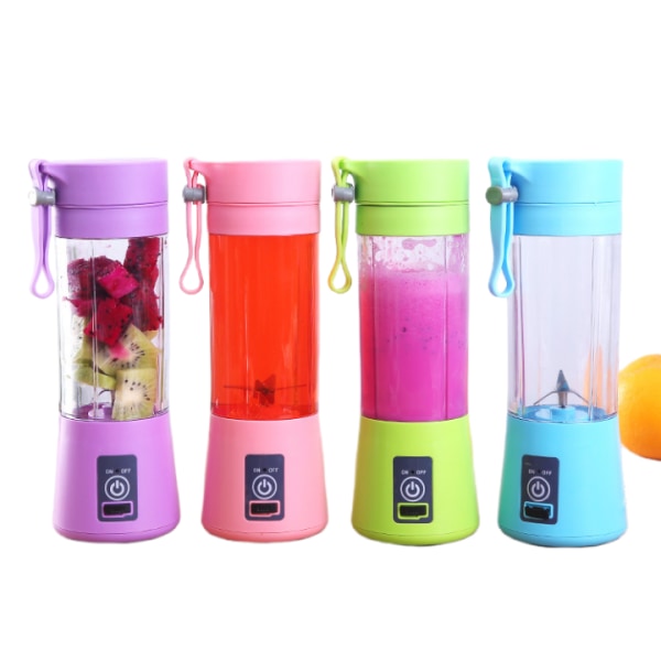 Bärbar Mini Electric Juice Maker Blender Smoothie Juicer Fruktmaskin Purple