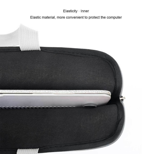 Vattentät bärbar datorfodral Väska för Macbook Lenovo 11 tum 15 tum Black 11 inches