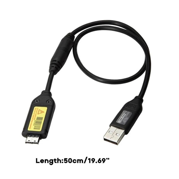 USB laddningskabel Dataöverföringssladd för Samsung digitalkamera Wb5000/5500 svart