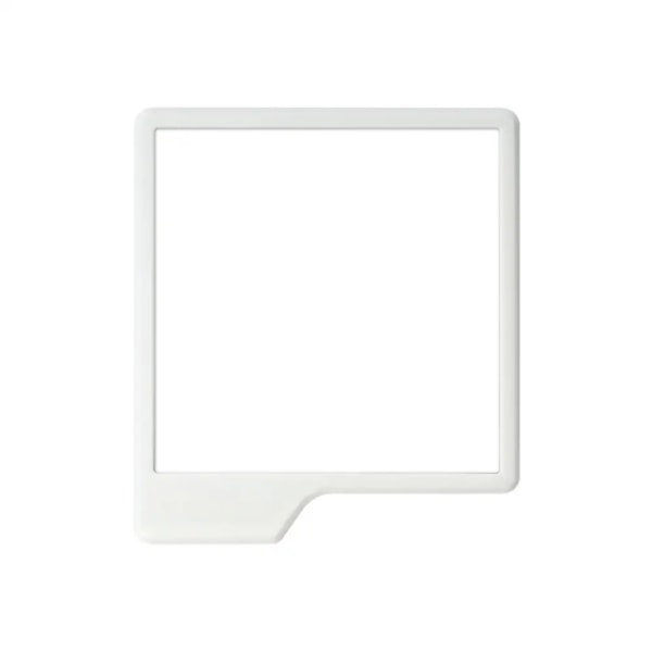 1 st 145x165x13cm Fashion Silikon Spegel Självhäftande Spegel Shatt White Mirror