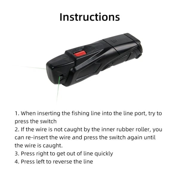Electric Fishing Line Remover Strip High Speed ​​Fishing Strip Lin
