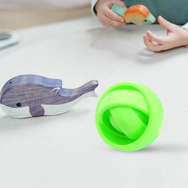 Dekompression 3D Gimbal Gyro Roller Ball Färg Hemisphere Fidget Spinning Toy Stress Relief Gyro Toy 2