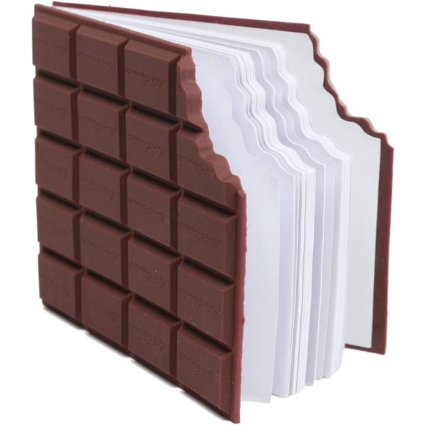 Anteckningsblock med chokladdoftande smak Kreativt meddelandeblock Ficka Skrivbok Chokladminnesblock Brevpapper Present brun