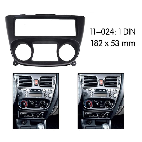 Single Din Car Radio Fascia Frame Stereo Cd Dvd Player Panel Bez