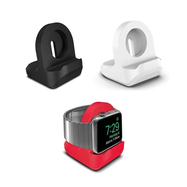 För Apple Watch iWatch 1/2/3/4/5/6/SE Laddningshållare Stand Bracket Dock Station White