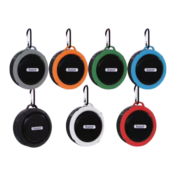 Vattentät trådlös Mini Bluetooth högtalare utomhus uppladdningsbar liten bärbar Black